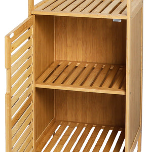 Levede  Bathroom Bamboo Storage Cabinet Natural-1996005370551734276