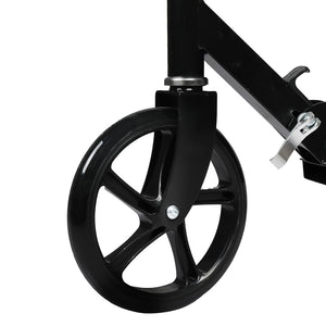 MONVELO Folding Scooter Dual Large Wheels Black-1996005492564037636