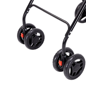 PaWz Two-tier Pet Stroller Double Dog-1973193720190865412