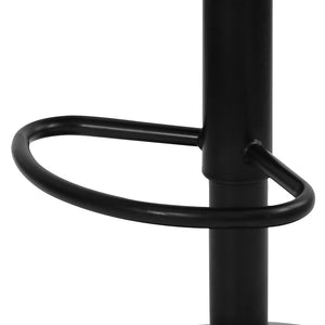 Levede 4x Bar Stool Swivel Gas Lift PU Leather Grey-1996005468299988996