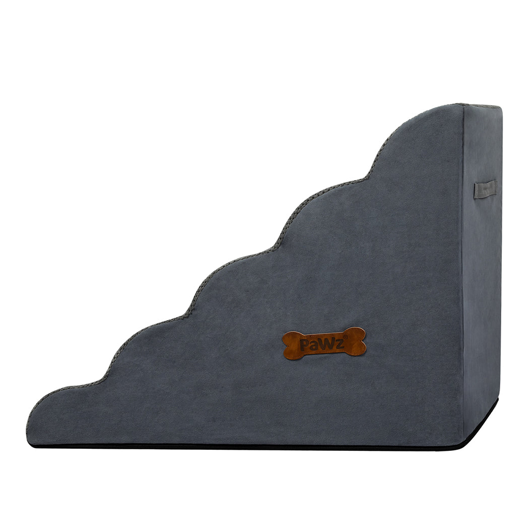 pawz-5-steps-pet-stairs-dog-ramp-high-density-foam-grey-1996005456799207428