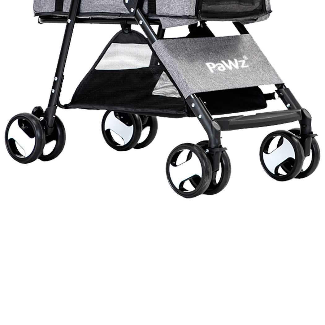 pawz-large-pet-stroller-dog-cat-travel-grey-1973193718618001412