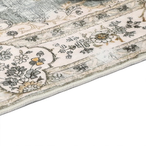 Marlow Floor Rug Short Pile Washable Vintage Carpet Soft Plush Non Slip 160x120-1996005378323779588