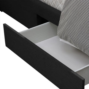 Levede Queen Bed Frame Fabric Tufted Dark Grey-1975420519935250436