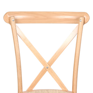 Levede 2X Dining Chairs Cross Back Chair-1996005365598261253