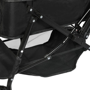 PaWz Pet Stroller Dog Cat Carrier Foldable Black-1973193719184232453