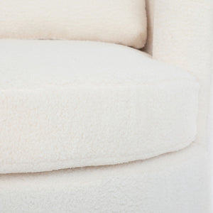 Levede Fleece Swivel Chair-1996005367087239173