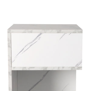 Levede 1xBedside Tables Drawers Side White-1973193985103106053