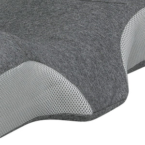 Dreamz Memory Foam Pillow Pillowcase Supprt Grey Rebound-1996005453598953477