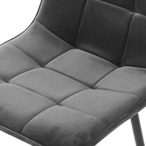 Levede 8x Dining Chairs Kitchen Velvet Grey-1996005473173770245