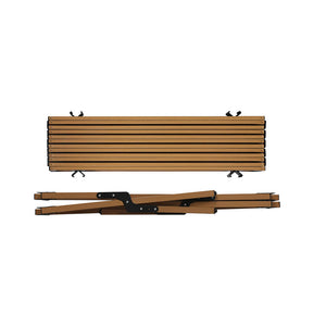 Levede Folding Camping Table Portable Oak-1973193998793314309