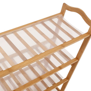 Levede Bamboo Shoe Rack Storage Wooden-1973193843042029573