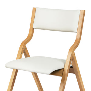 Levede 6x Dining Chairs Foldable PU Beige-1996005478009802757
