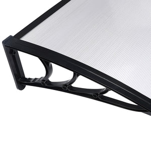 Mountview Window Door Awning Outdoor 1M X 2.4M Transparent 1x2.4M-1973193987930066949