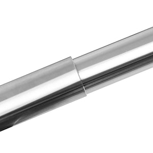 Marlow Satin Nickel Curtain Rod Steel Quiet Rail Pole Pommel Set Adjustable-1996005375995940869