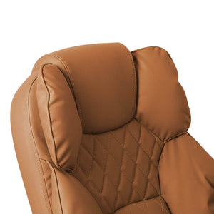 Levede Gaming Chair Office Computer Brown No Footrest-1975420440549658629