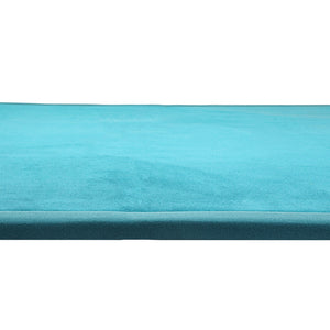 Marlow Coral Velvet Area Rugs Large Mat 180x200cm Blue-1996005441037012997