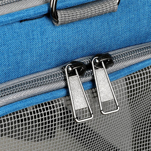 Pawz 3 in 1 Pet Soft Crate Dog Cat Carrier M Size Blue-1996005444732194821