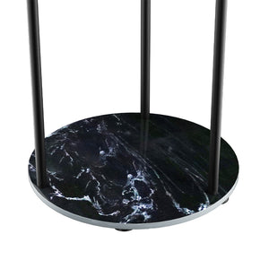 Levede Coat Rack Clothes Stand 8 Hook Organizer Black-1973193820665417733