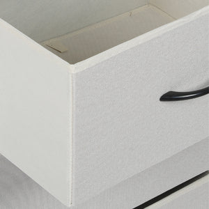 Levede Chest of 2 Drawers Bedside Table Beige-1973194073829412869