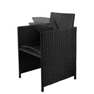 Levede 9PCS Outdoor Table Chair Set-1975420436934168581