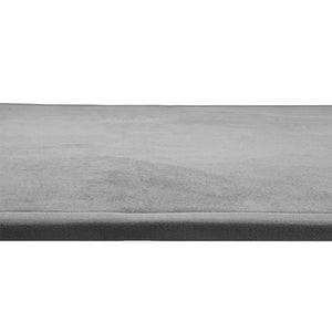 Marlow Coral Velvet Area Rugs Large Mat 180x200cm Grey-1996005441213173765