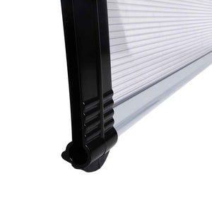 Mountview Window Door Awning Outdoor 1M X 1.5M Transparent 1x1.5M-1973193987405778949