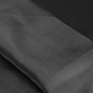 DreamZ Silky Satin Sheets Fitted Double Black-1973194023845892101