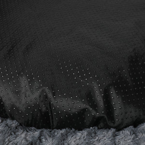 PaWz Calming Dog Bed Warm Soft Plush XL Dark Grey X-Large-1973193664998019077