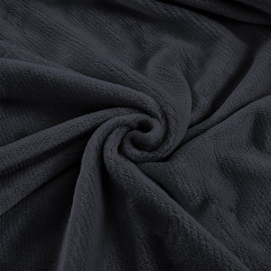 DreamZ 320GSM 220x240cm Ultra Soft Mink Dark Grey Queen-1973194034860134405