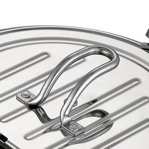 TOQUE 24cm Japanese Deep Frying Pan Silver-1973193928526139397