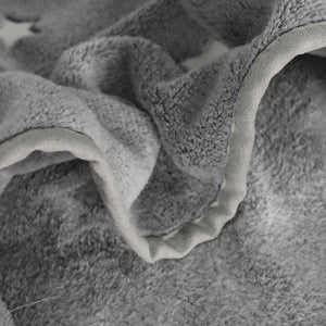 DreamZ 3x3M Large Oversized Blanket Grey Star-1973194038605647877