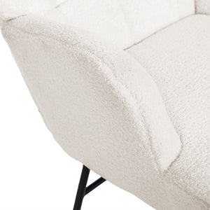 Levede Fleece Rocking Chair-1996005366420344837