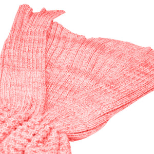 Mermaid Tail Crochet Blanket Sofa Rug-1996005387039543301