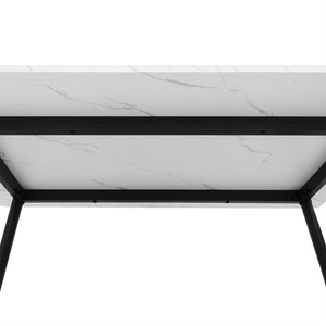 Levede Steel Dining Table 4-6 Seater 150cm-1996005365925416965