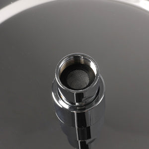 Shower Head High Pressure Set Rain Round Silver-1973194048965578757