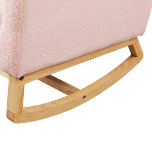 Levede Rocking Chair Ottoman Footrest With Side Pocket-1996005438658842629