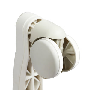 Levede 2x Rolling Bar Stool Swivel Salon SPA Chair Beige-1996005583764983813