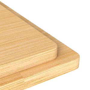 Toque 8 Pcs Natural Bamboo Placemat Coaster Storage Dish-1996005591667052549