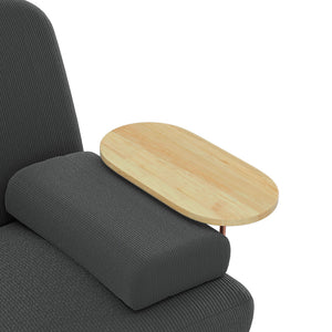 LEVEDE  CONVERTIBLE SOFABED WITH USB CHARGE AND SIDE TABLE-1996005374934781956