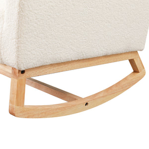 Levede Rocking Chair Ottoman Footrest With Side Pocket-1996005438277160965