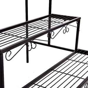 Levede Plant Stand 3 Tier Rectangle-1973193769654292485