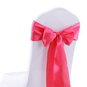 20x Satin Table Runners Chair Sashes Mauve-1975420512502943749