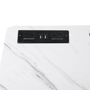 Levede Standing Desk Height Adjustable White-1973193835148349445