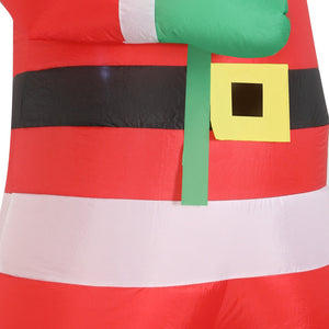 Santaco Inflatable 2.4M Santa Claus LED Christmas Decor-1973194173976809477