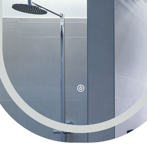EMITTO LED Wall Mirror Oval Anti-fog 50x75cm-1975420500775669765