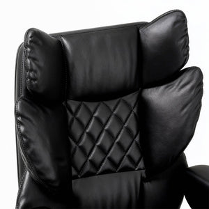 Levede Gaming Office Chair High Back PU Leather Black-1996009988778233861