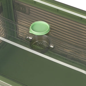 Storage Containers Stackable Lid Clothes S Green Small-1975420406236057605