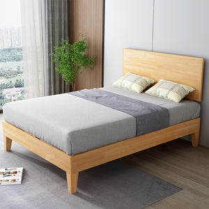 Levede Queen Rubberwood Bed Frame-1973194032486158342