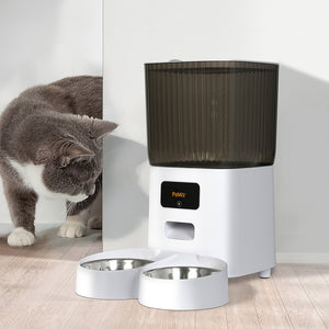 PaWz 5L Automatic Pet Feeder 2 Bowl White-1973193691183058950